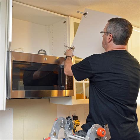 installing microwaves in cabinets